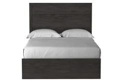 Mor Furniture Stelsie Panel Bed In Gray, Full