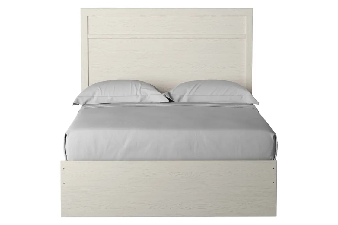 Mor Furniture Stelsie Panel Bed In Gray, Full