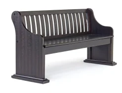 Mor Furniture Stone Dining Bench W/ Storage In White