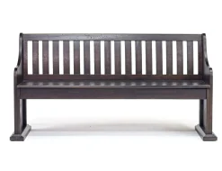 Mor Furniture Stone Dining Bench W/ Storage In White