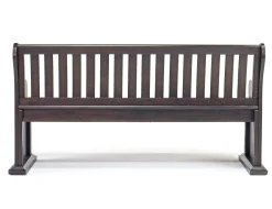 Mor Furniture Stone Dining Bench W/ Storage In White