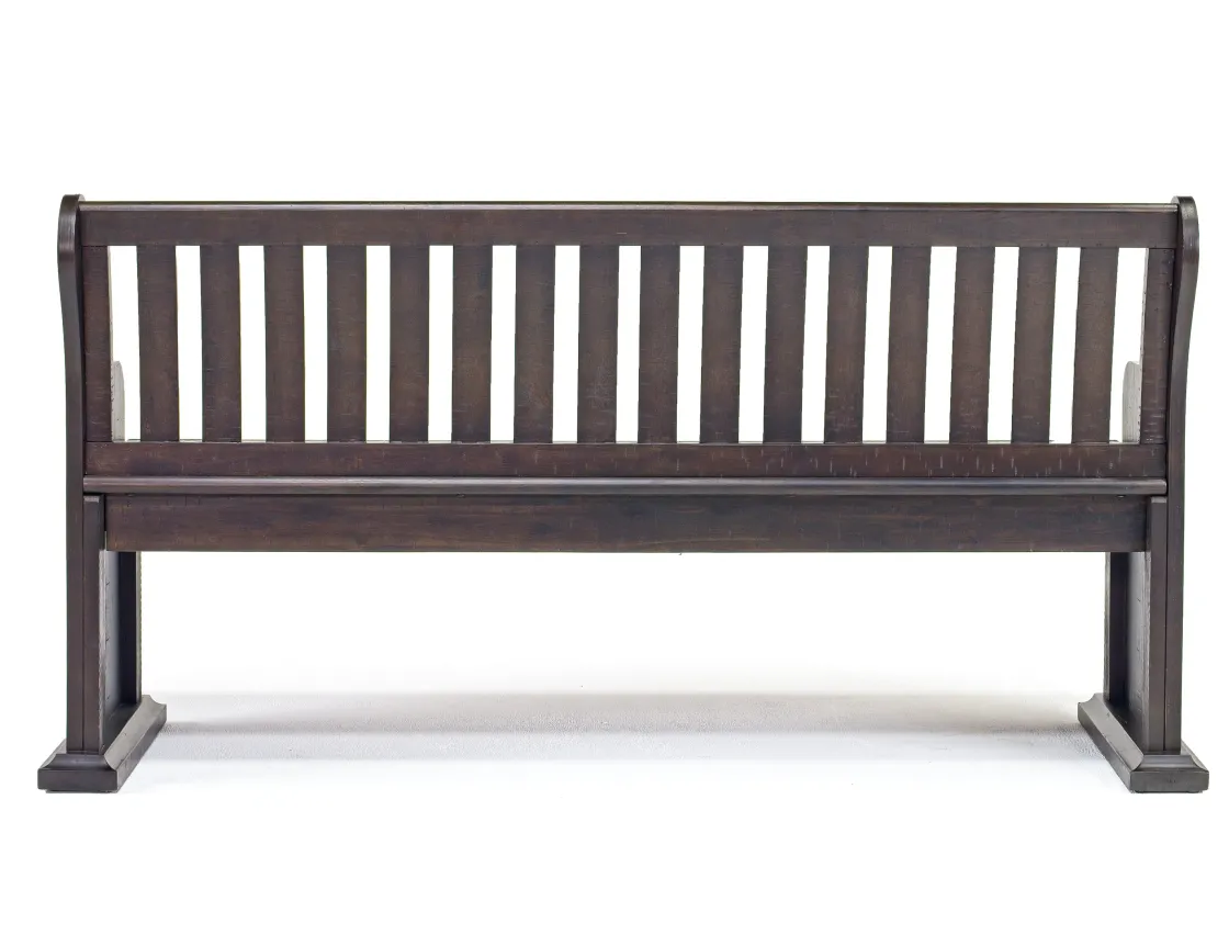Mor Furniture Stone Dining Bench W/ Storage In White