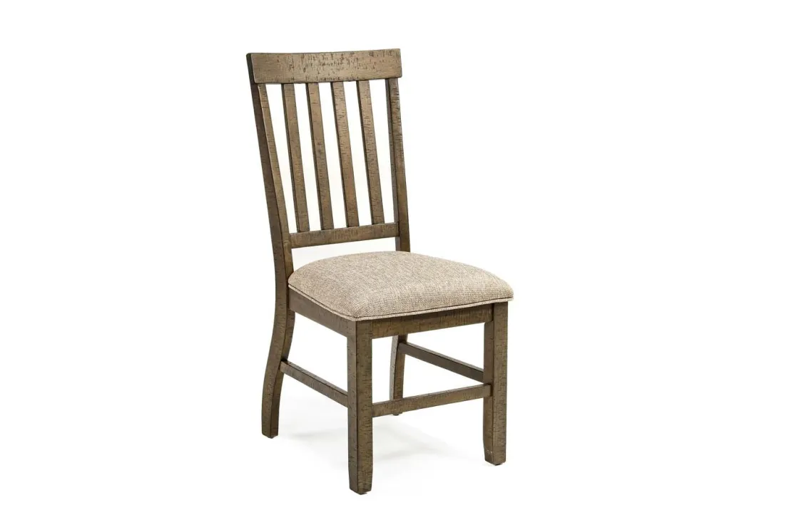Mor Furniture Stone Side Chair In , Upholstered Slat