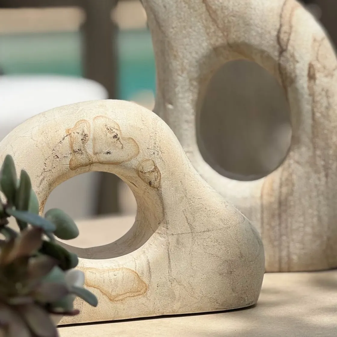 Mor Furniture Stoneflow Sculpture, Set Of 2