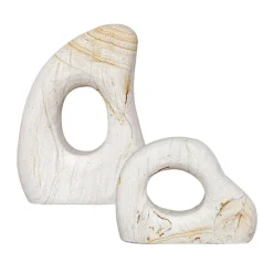Mor Furniture Stoneflow Sculpture, Set Of 2
