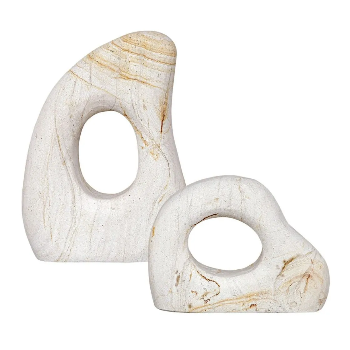 Mor Furniture Stoneflow Sculpture, Set Of 2