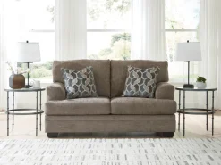 Mor Furniture Stonemeade Loveseat In Nutmeg