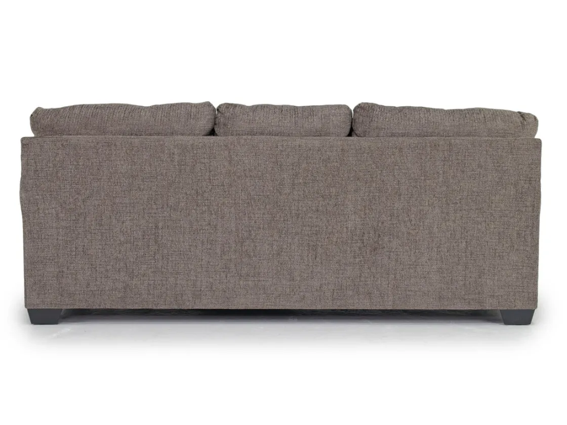 Mor Furniture Stonemeade Reversible Sofa Chaise In Nutmeg