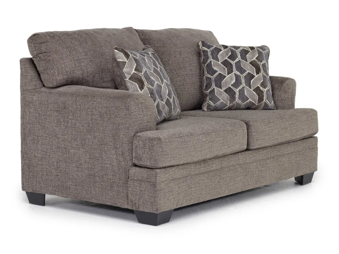 Mor Furniture Stonemeade Sofa & Loveseat In Nutmeg