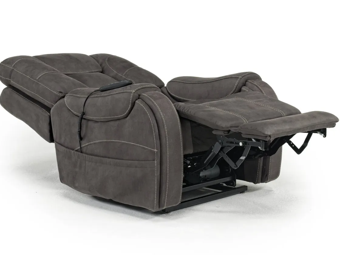 Mor Furniture Str 3 Power Lift Chair W/ Wireless Charger In Gunmetal
