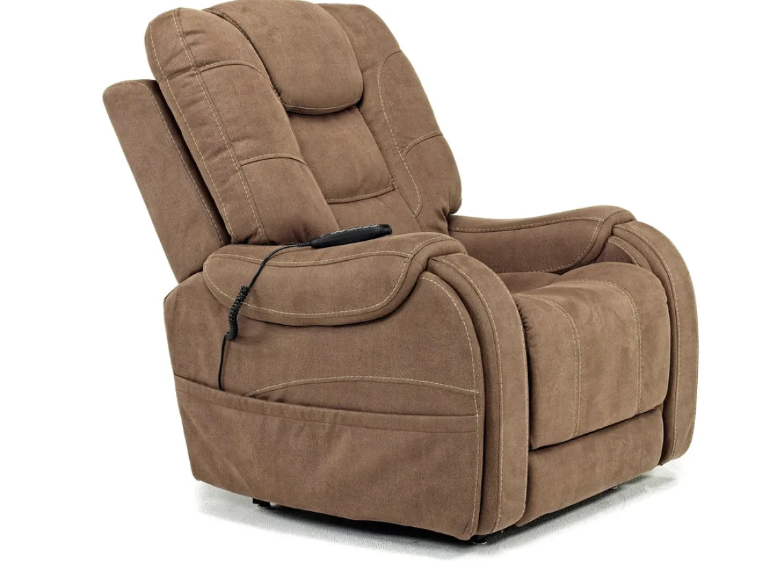 Mor Furniture Str 3 Power Lift Chair W/ Wireless Charger In Gunmetal