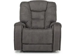 Mor Furniture Str 3 Power Lift Chair W/ Wireless Charger In Gunmetal