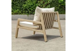 Mor Furniture Strapped Outdoor Lounge Chair In Honey