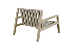 Mor Furniture Strapped Outdoor Lounge Chair In Honey