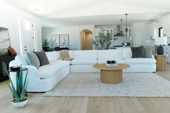 Mor Furniture Stratus 6 Piece Sectional In Aline Saddle Leather