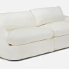 Mor Furniture Stratus Crypton Performance Loveseat In Jennie Snow