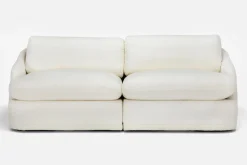 Mor Furniture Stratus Crypton Performance Loveseat In Jennie Snow