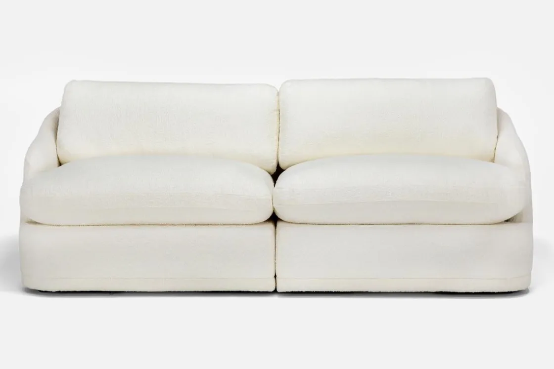 Mor Furniture Stratus Crypton Performance Loveseat In Jennie Snow