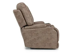 Mor Furniture Stt 3 Power Recliner W/ Wireless Charger In Mushroom