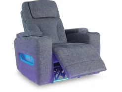 Mor Furniture Studio Cave 2 Power Recliner In Steel