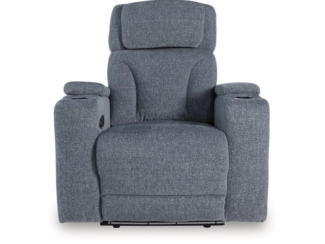Mor Furniture Studio Cave 2 Power Recliner In Steel