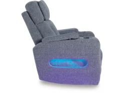 Mor Furniture Studio Cave 2 Power Recliner In Steel