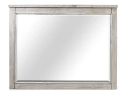 Mor Furniture Sullivan Panel Bed W/ Storage, Dresser, Mirror & Nightstand In Drift Gray, Queen