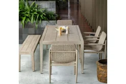 Mor Furniture Sumba Outdoor Side Chair In Brown