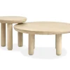Mor Furniture Sunset Cove Nesting Coffee Tables In Sanibel Brown