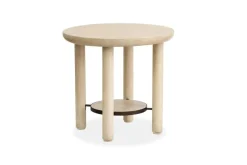 Mor Furniture Sunset Cove Round End Table In Sanibel Brown