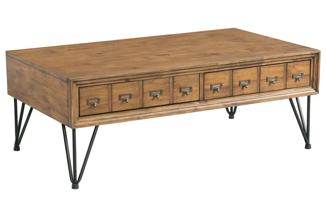 Mor Furniture Tanner Coffee Table In Light Walnut