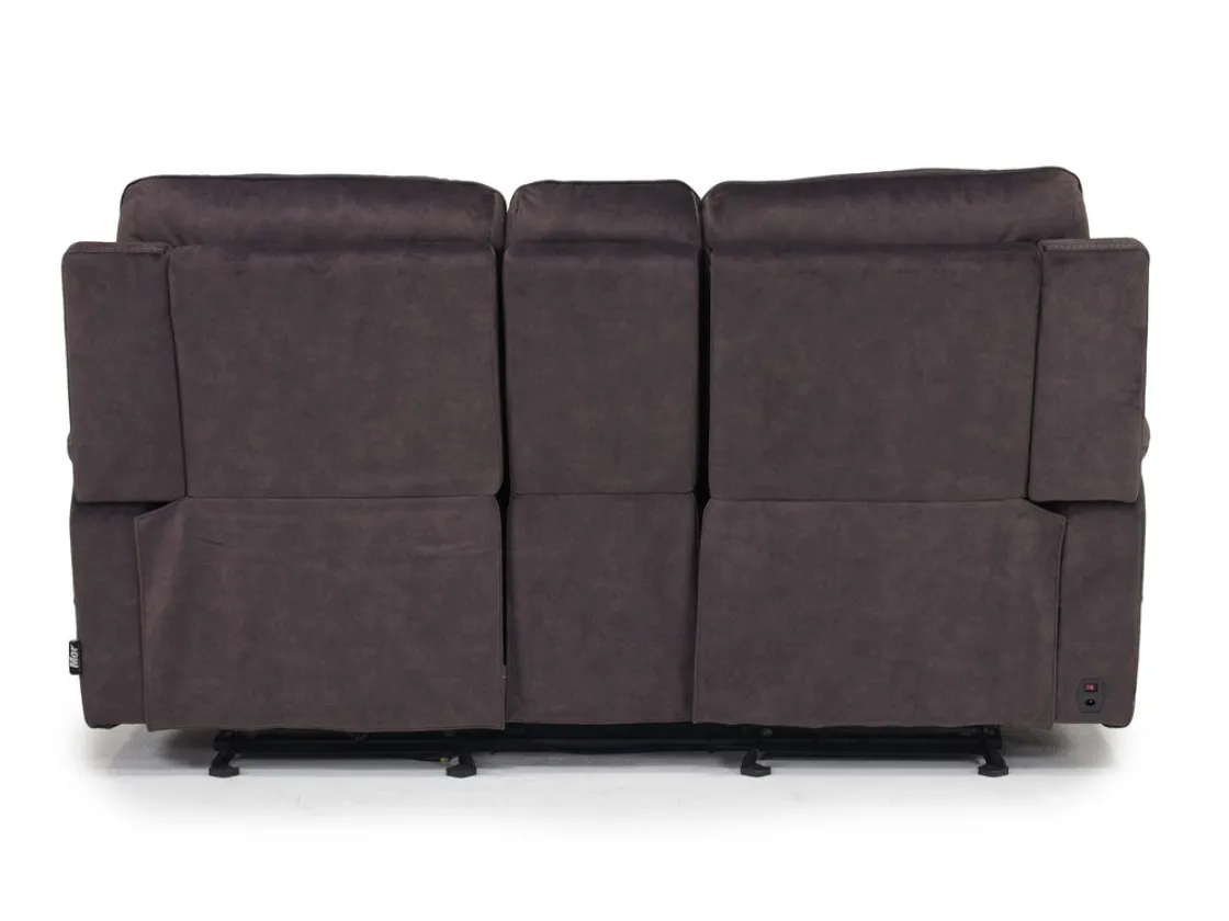 Mor Furniture Tate 2 Power Console Loveseat In