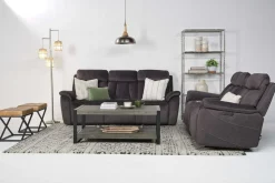 Mor Furniture Tate 2 Power Console Loveseat In