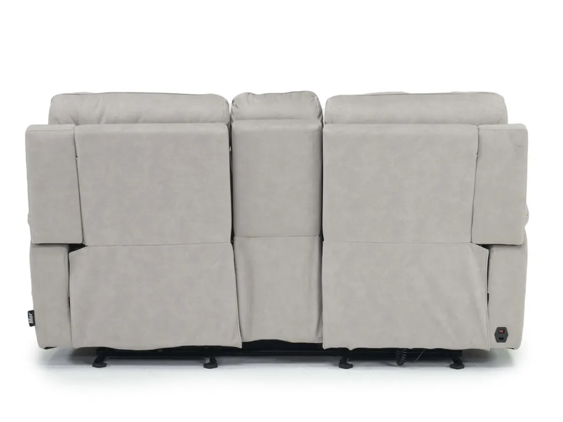 Mor Furniture Tate 2 Power Console Loveseat In