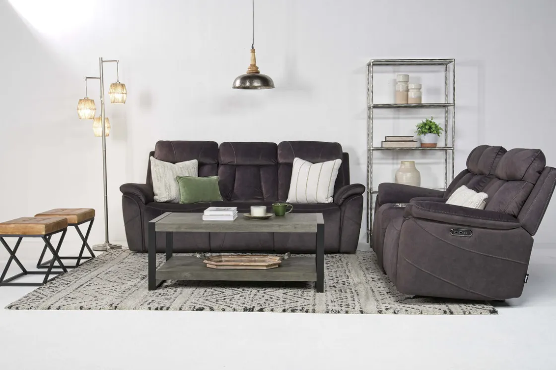 Mor Furniture Tate 2 Power Sofa In Mink