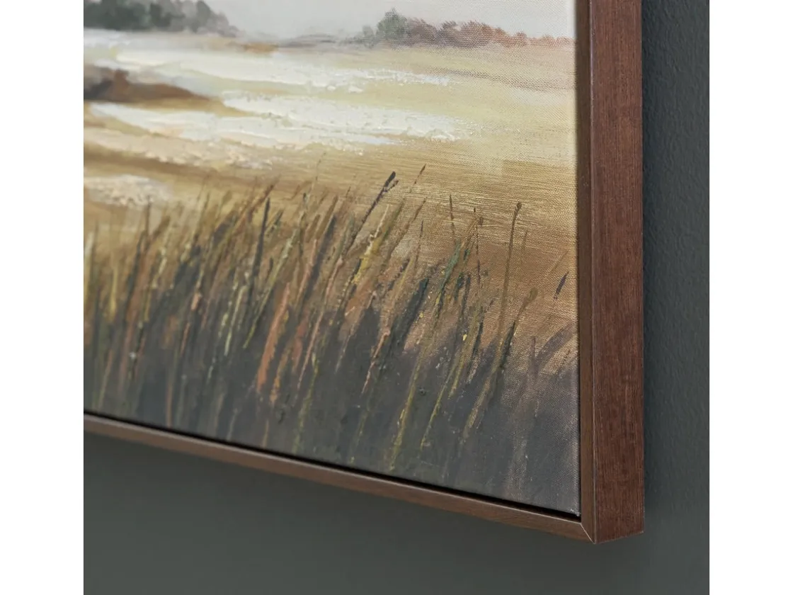 Mor Furniture Taymen Wall Art In Green, Gray, White, And Brown