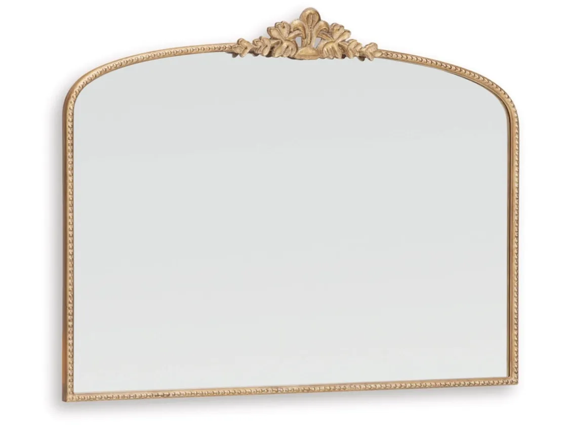 Mor Furniture Tellora Accent Mirror In Gold