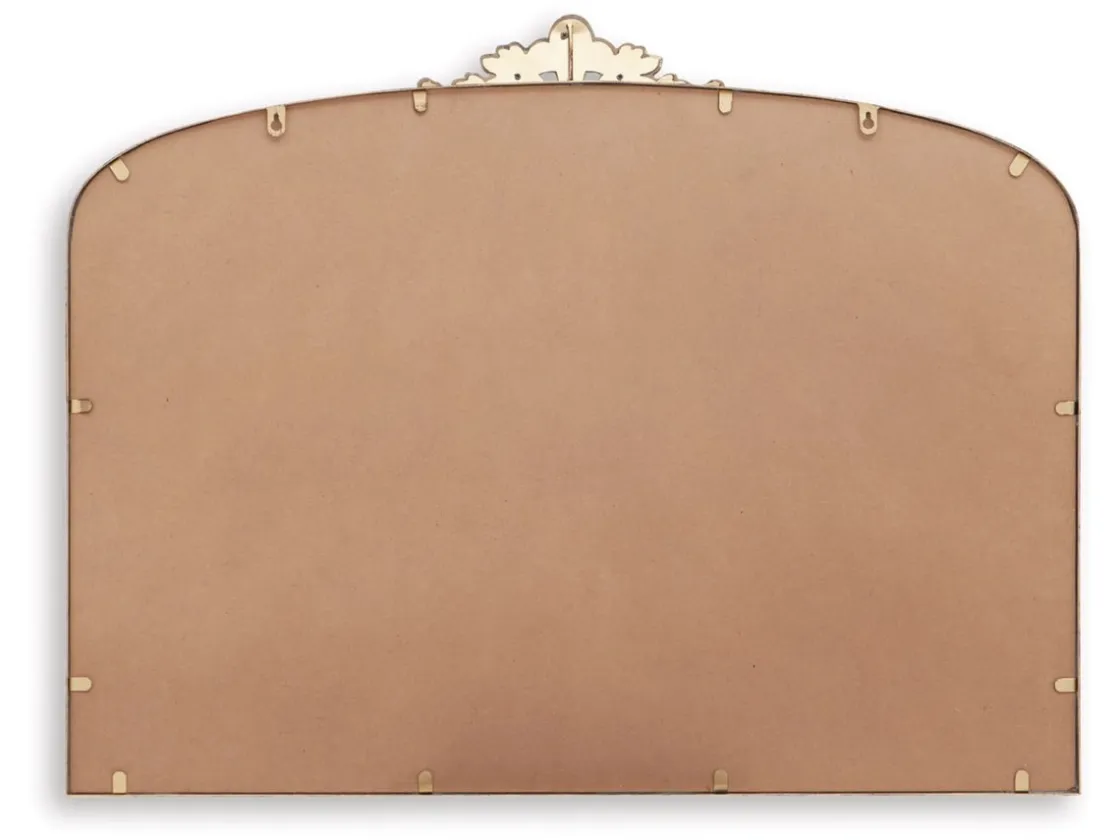 Mor Furniture Tellora Accent Mirror In Gold