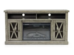Mor Furniture Telluride Fireplace Console In Driftwood