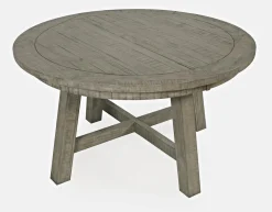 Mor Furniture Telluride Round Dining Table & 4 Chairs In Driftwood