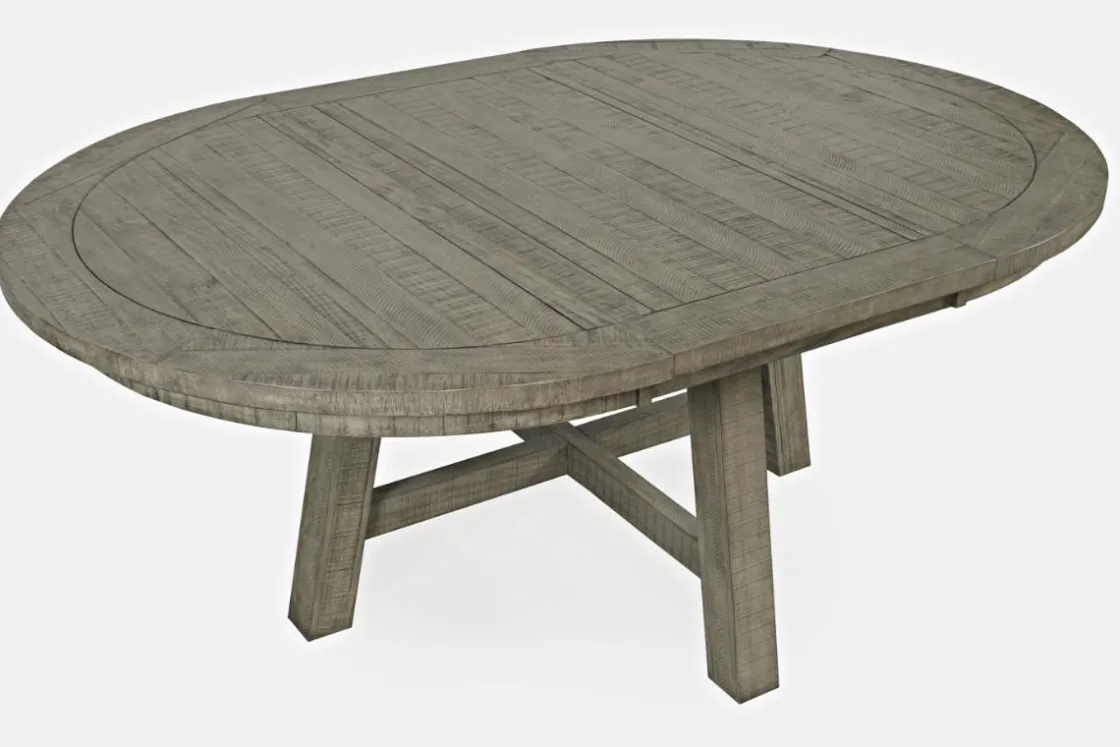 Mor Furniture Telluride Round Dining Table In Driftwood