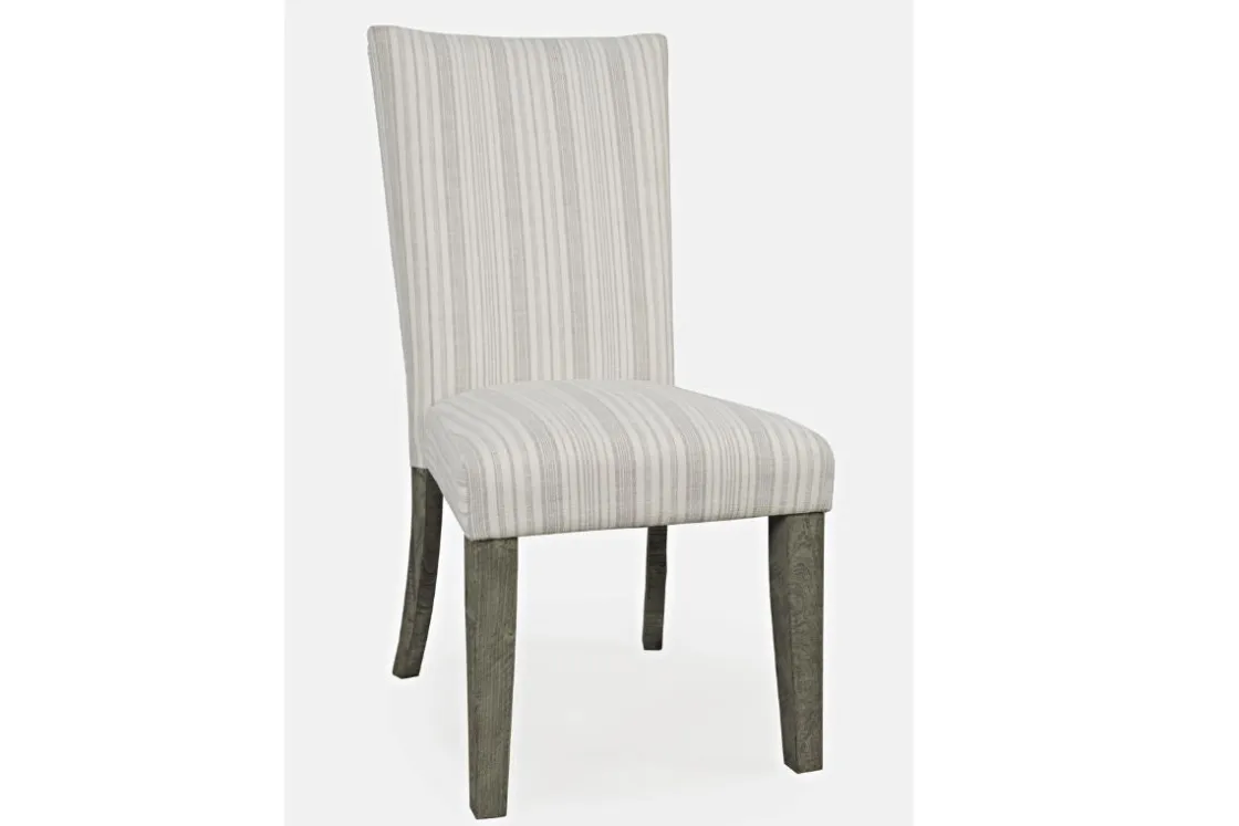 Mor Furniture Telluride Upholstered Side Chair In Driftwood