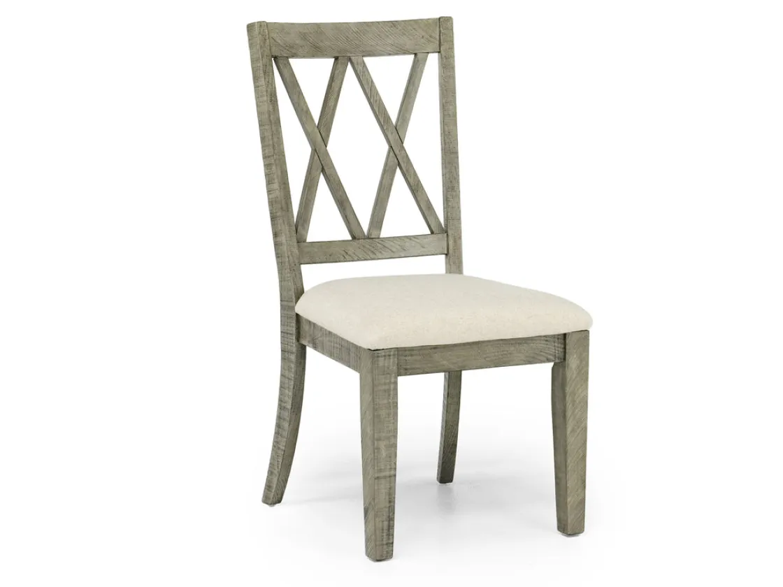 Mor Furniture Telluride Upholstered Side Chair In Driftwood