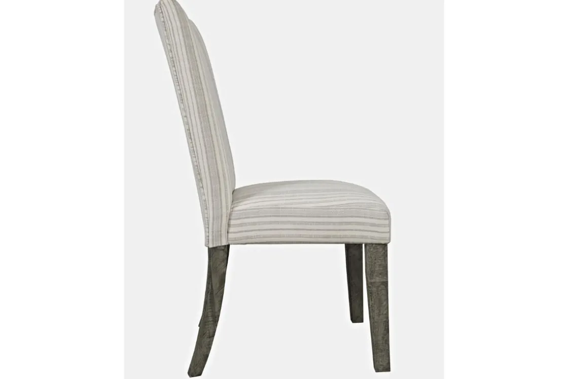 Mor Furniture Telluride Upholstered Side Chair In Driftwood