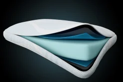 Mor Furniture Tempur-Pedic Breeze Pro-Hi Cooling Pillow In White, Eastern King