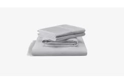 Mor Furniture Tempur-Pedic Luxe Egyptian Sheets In Silver Mist, Twin