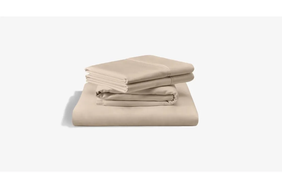 Mor Furniture Tempur-Pedic Luxe Egyptian Sheets In Silver Mist, Twin