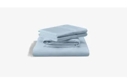 Mor Furniture Tempur-Pedic Luxe Egyptian Sheets In Silver Mist, Twin