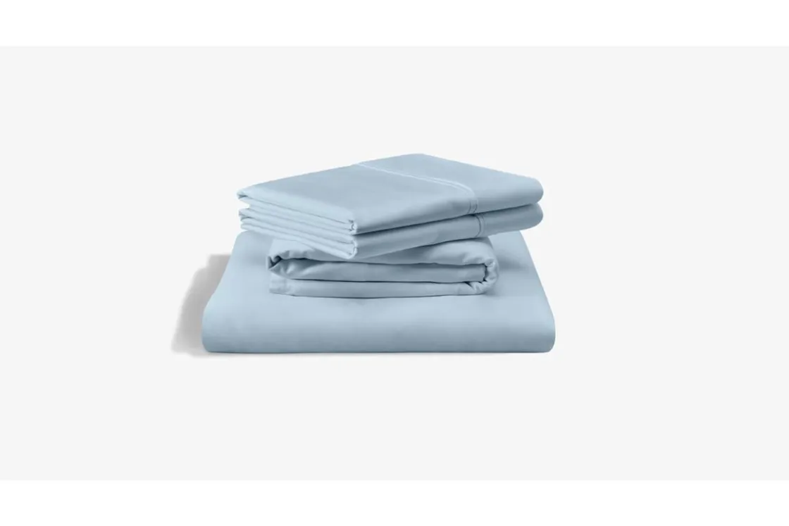 Mor Furniture Tempur-Pedic Luxe Egyptian Sheets In Silver Mist, Twin