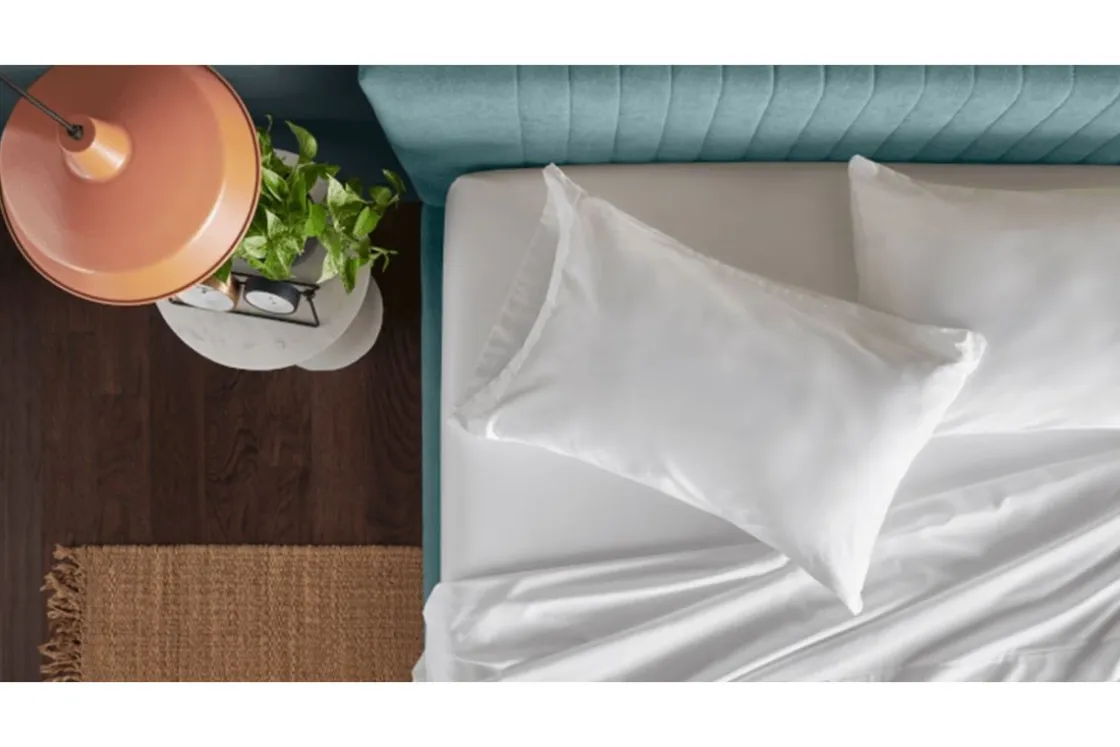 Mor Furniture Tempur-Pedic Luxe Egyptian Sheets In Silver Mist, Twin